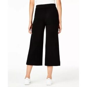 Charter Club 100% Cashmere Wide Leg Pants S Quiet Luxury Loungewear Cozy Black